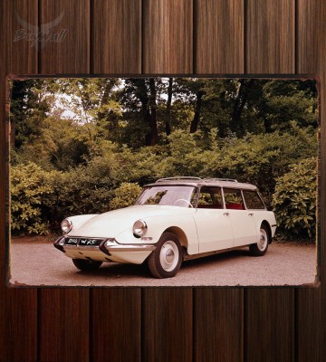 Металлическая табличка Citroen ID 19 Familiale 181